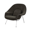 Accent Chair - Woo Lounge Black Grey Fabric