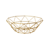 Bowl - Gold Triangle Grid