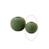Vase - Olive Green Round Striped Texture Small
