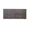 Dresser - Charcoal 6 Drawers - 21x68