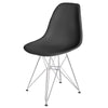 Office Chair - Eiffel Black Chrome Legs