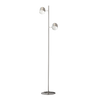 Floor Lamp - Stainless Steel 2 Light Adjustable