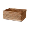 Rectangular Stackable Rattan Basket