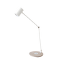 Table Lamp - White w/ Ash Wood Base Lamp