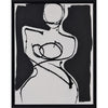 Art - LaDonna I Black & White - SMALL -  Cleared 15" x 19"