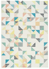 Rug - 6x8 Multi-Colour Geometric Print