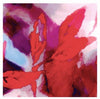 Art - Abstract Leaves Pink & Red Medium 40" X 40" CLEARED
