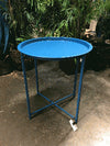 Outdoor Side Table - Blue Various Shapes