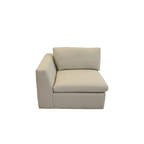 Sectional - Blair Textured Cream Left Corner 40"