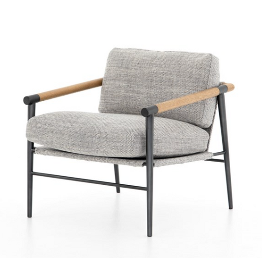 Rowen Grey with Exposed Oak Accent Chair
