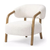 Brodie Sheldon Ivory Accent Chair