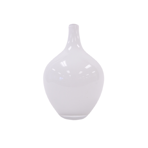 Glass White Narrow Neck