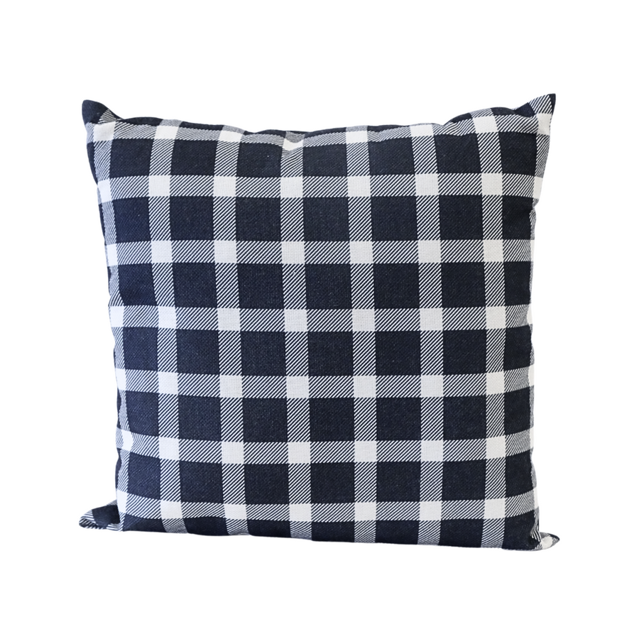 18x18 Classic Plaid Navy Blue