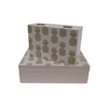 Box - White with Pineapple print Small