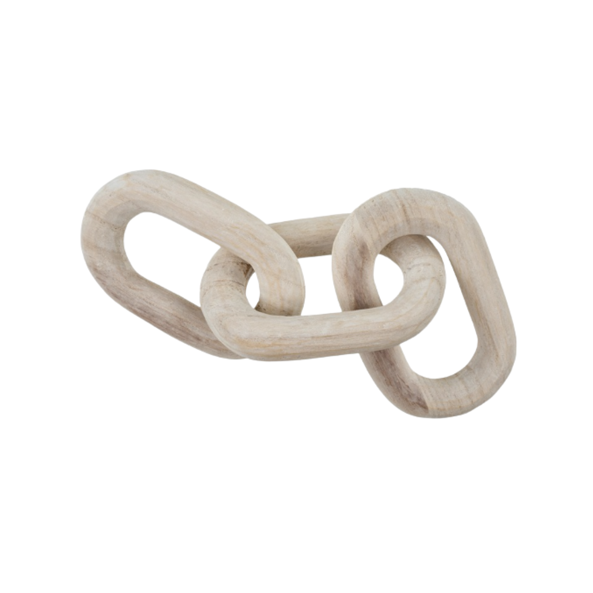 Wooden Chainlinks White