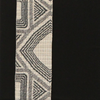 Art - CLEARED Black and white pattern over black fabric 1