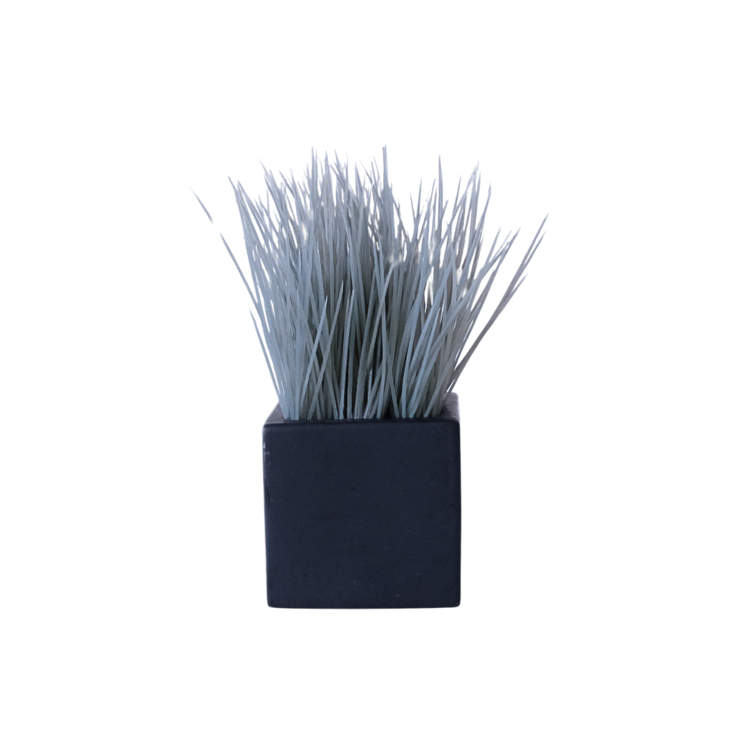 Black Clay Square w/ Grass