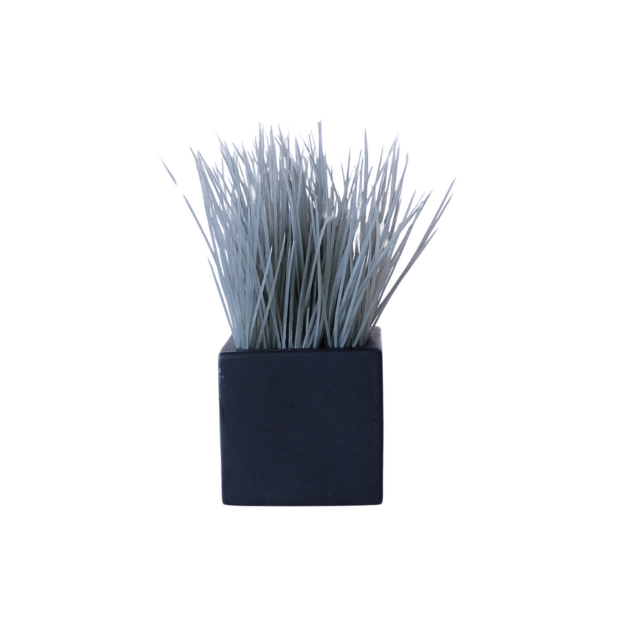 Black Clay Square w/ Grass