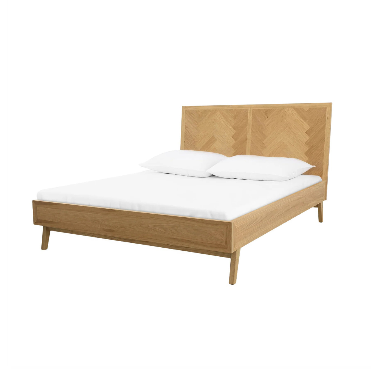 Oak Colton Queen Complete Bed