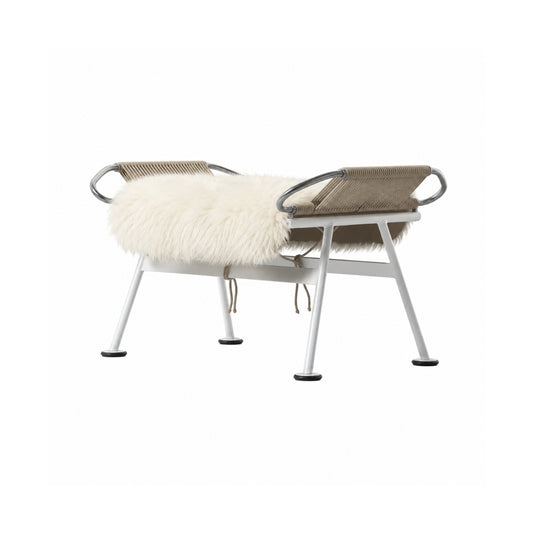 Flag Halyard with Sheepskin Ottoman