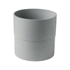 Small Round Grey Plastic Pot