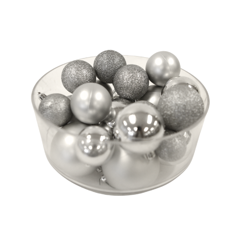 Christmas - Silver Ornaments Box