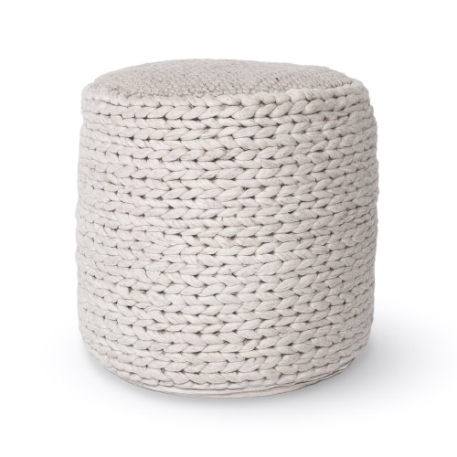 Bohemian Braid Pouf Small