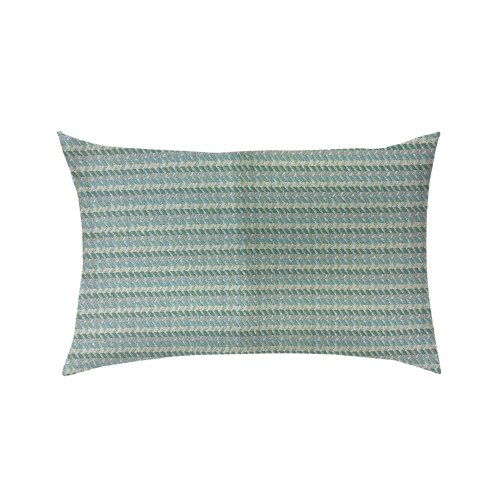 12x16 - Chevron Blue Aqua Teal