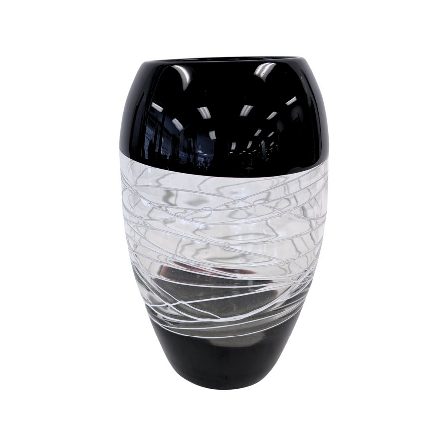 Large Interlace Purple Vase