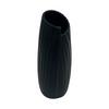 Palm Leaf Black Vase