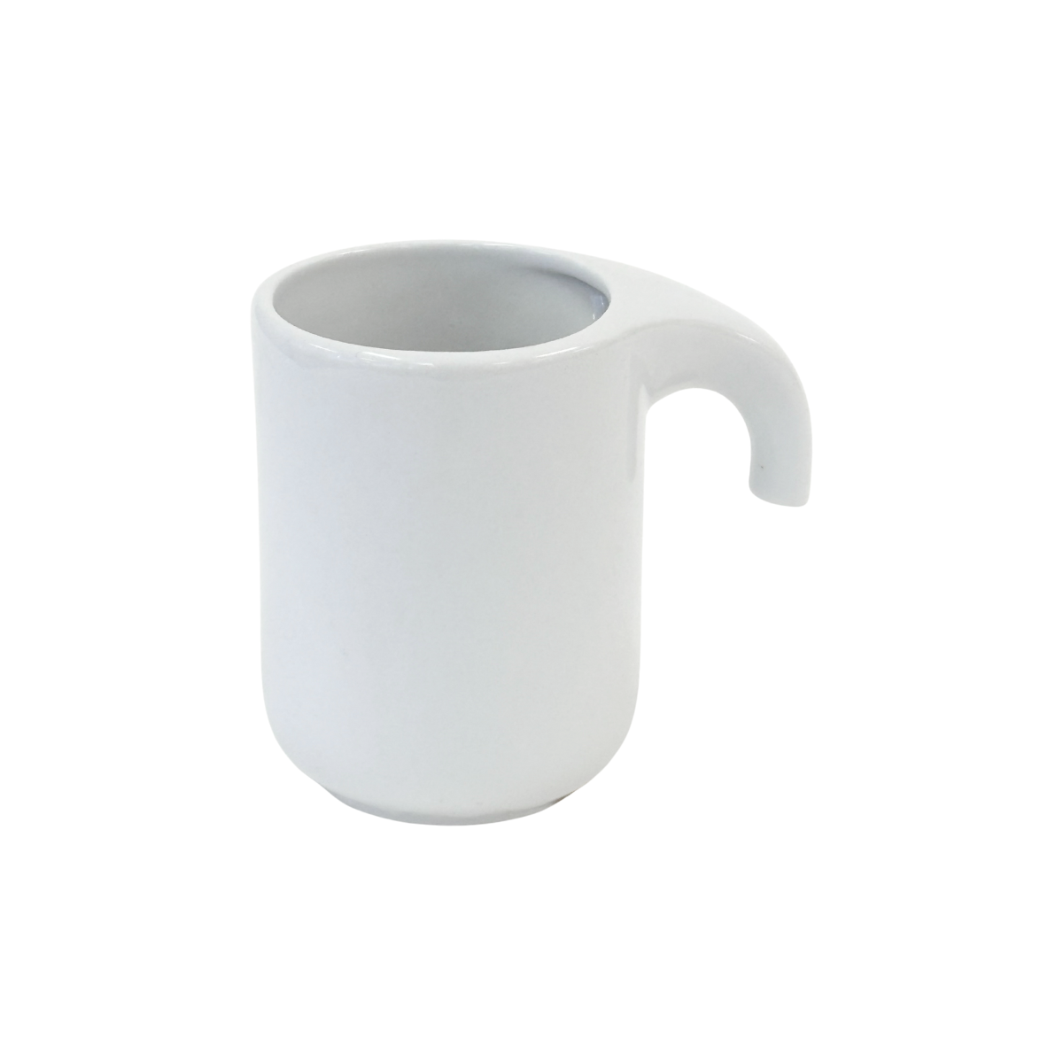 Tumbler - Curved Handle White