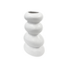 4 Stacked Stones Matte White