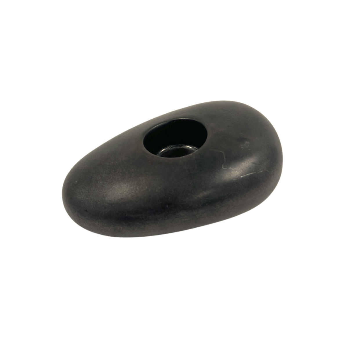 Large Stone Grey Candle Holder