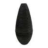 Textured Ceramic Egg Black Vase