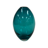 Blue Shiny Bud Vase