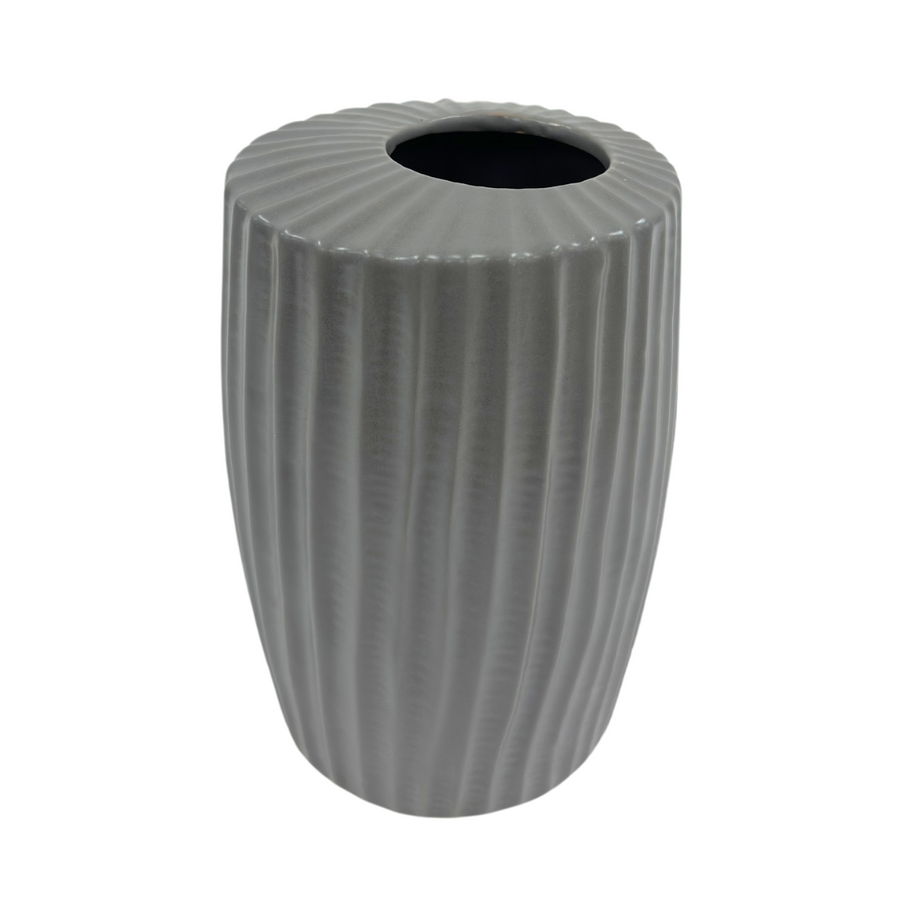 Medium Grey Latitude Vase