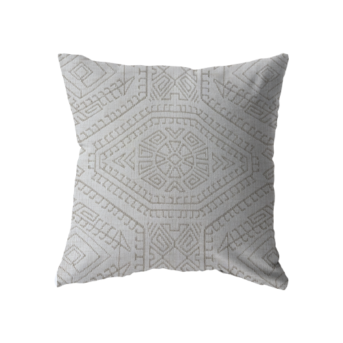 22x22 - White & Grey Pattern