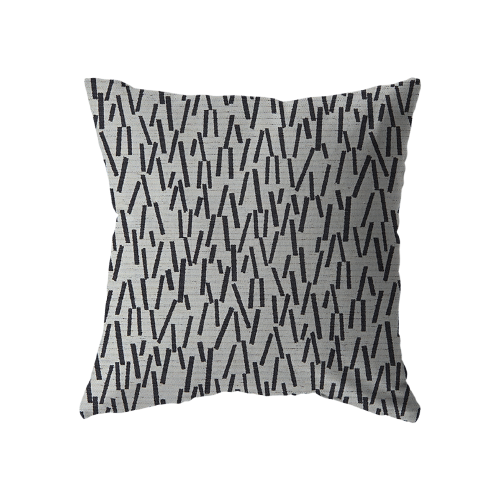 18x18 - White and Grey Sticks