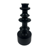 Small Black Chess Piece Candle Holder