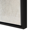 CLEARED Textured Grey & Taupe Pattern w/Black Wooden Frame