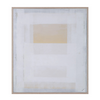 CLEARED Textured White & Cream Veneer Pattern With Light Frame