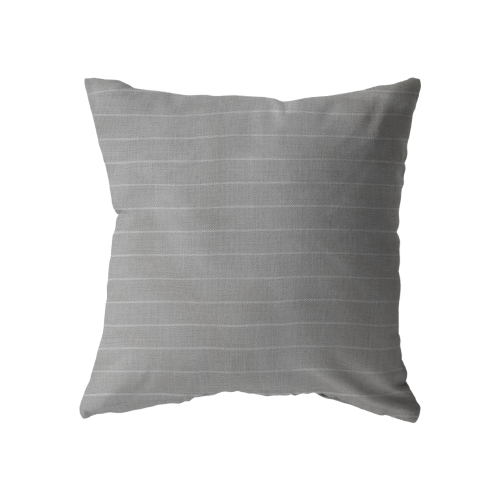 22x22 Grey w/ Thin White Stripe