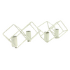 White Wire Cubes Candle Holder