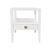Hara 1 Drawer White  Side Table