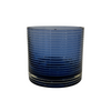 Small Blue Glass Cylinder Vase