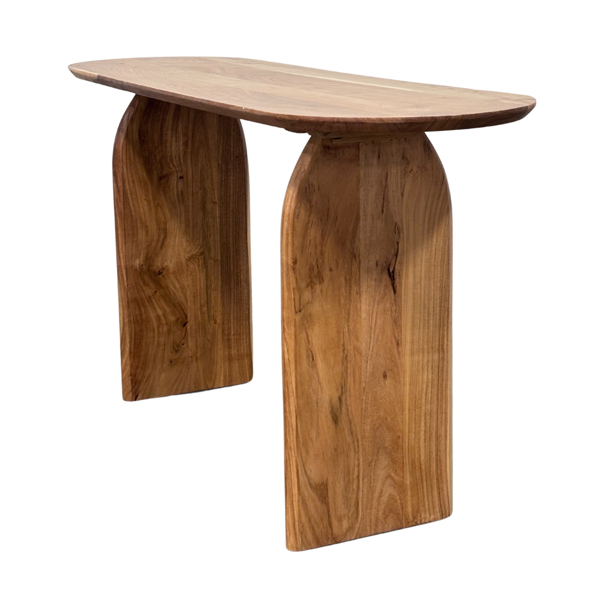 Light Brown Wooden Dining Table