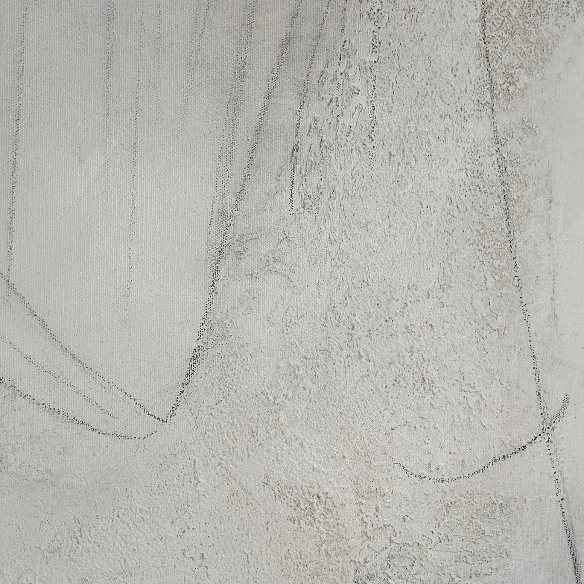 CLEARED Textured Grey & Cream With Light Wooden Frame