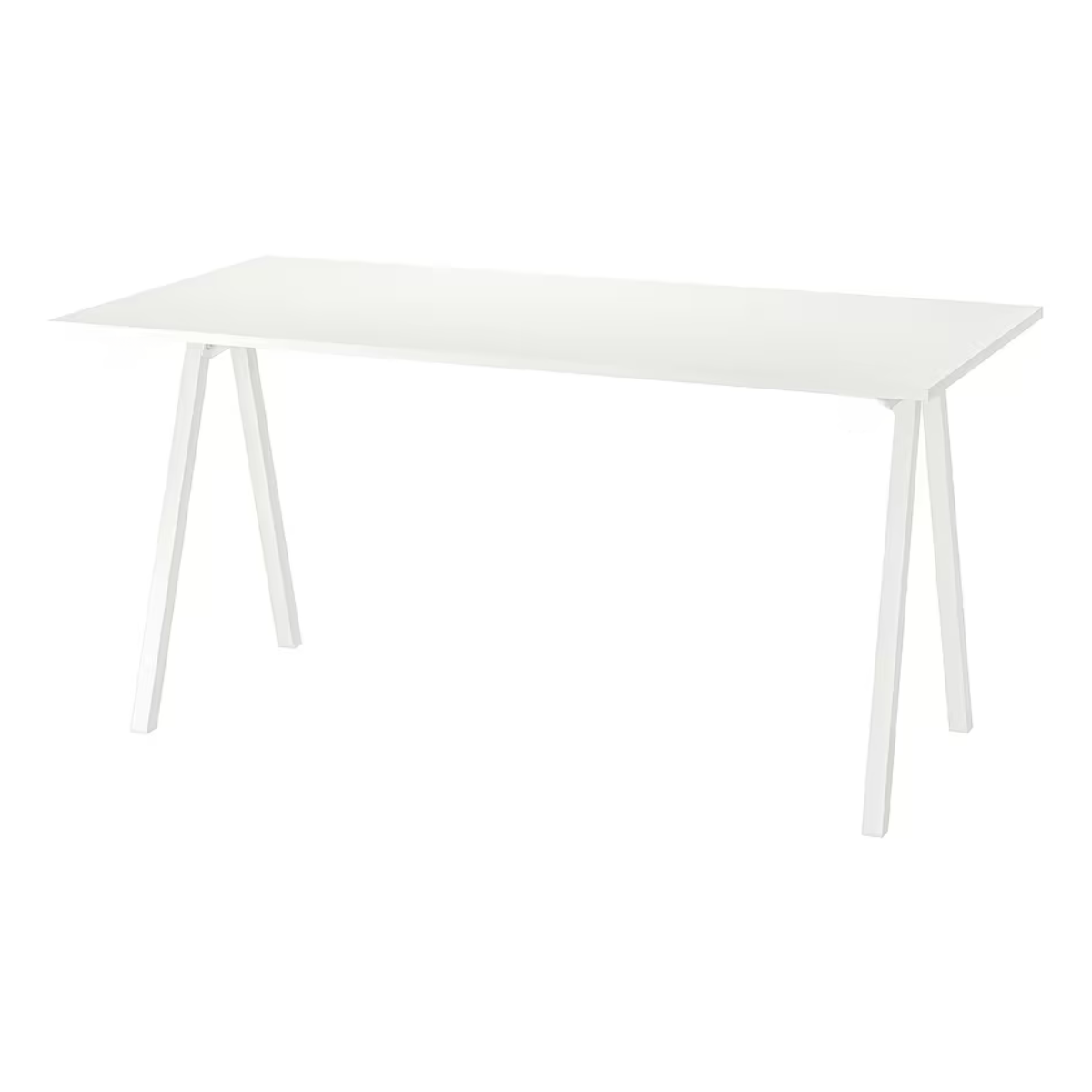White Desk with A-shaped legs