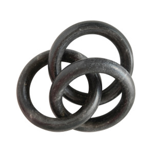Decorative - Black Marble Circle Chain