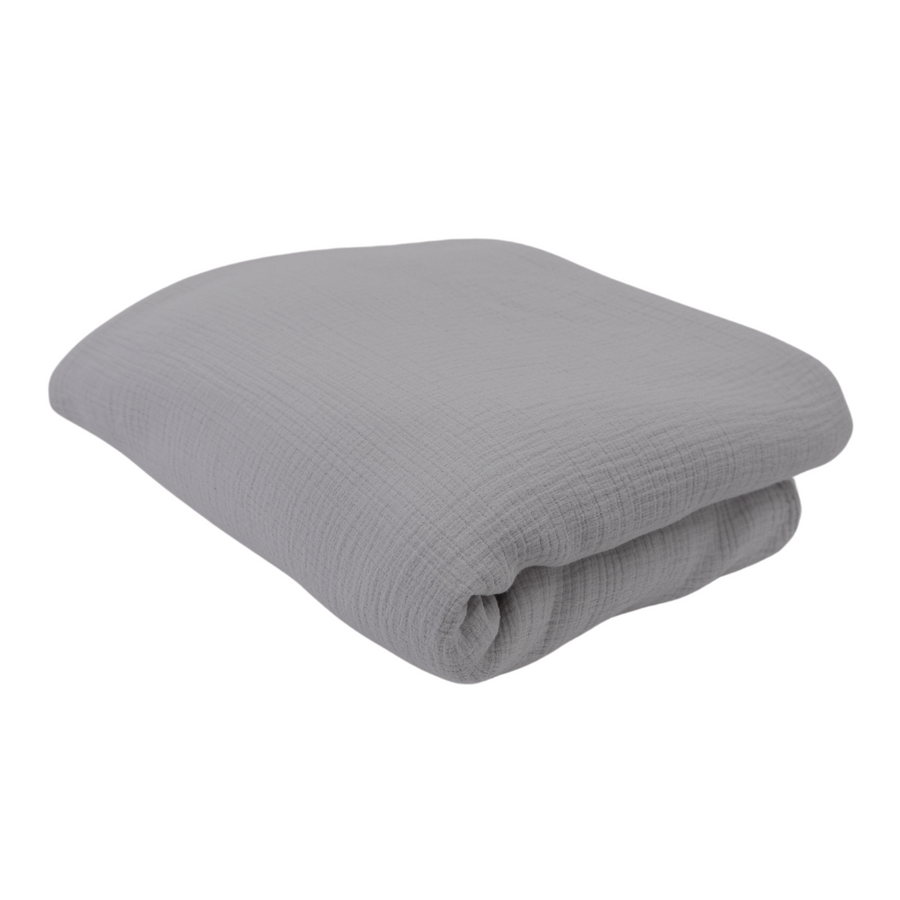 Queen Light Grey Throw